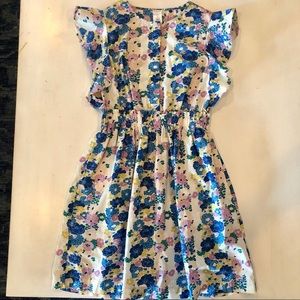 J crew girls size 12 floral dress